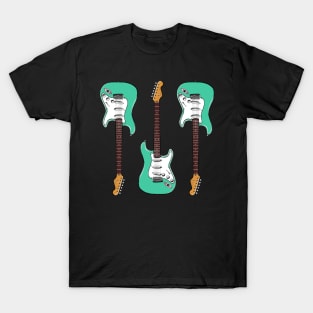 Triple Foam Green Stratocaster T-Shirt